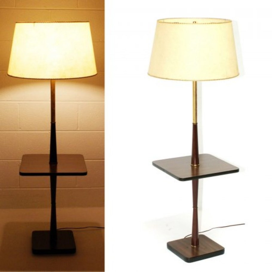 Торшер Эркадо Ларсен-2 со столом 1 х e27 x 60 Вт,