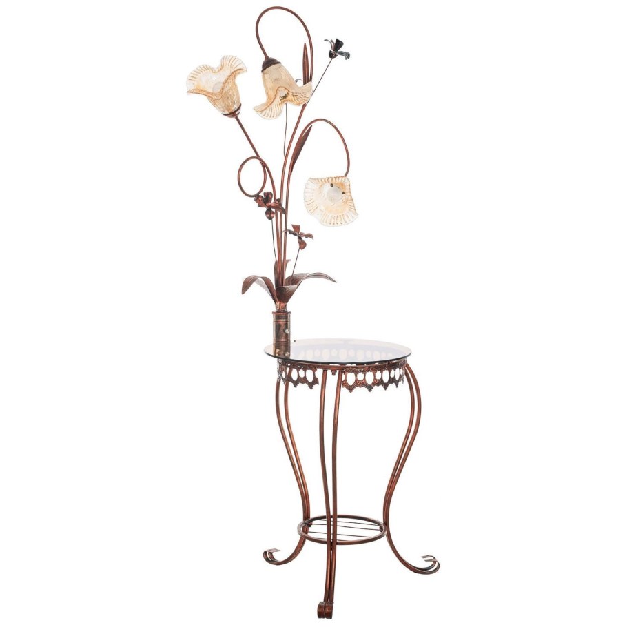 Классический торшер со столиком