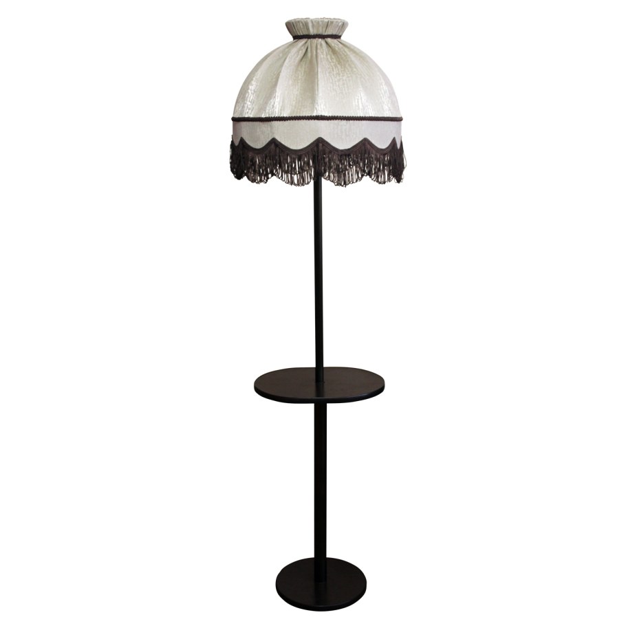 Торшер 1*е27*60вт Эркадо Ларсен-, со столиком/венге/белый