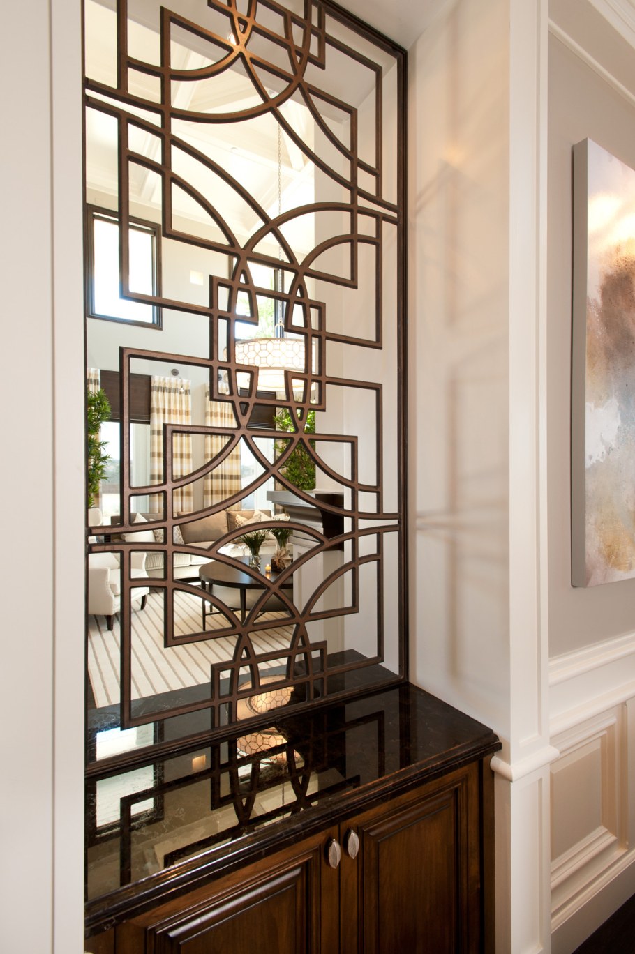 Кованые перегородки в интерьере