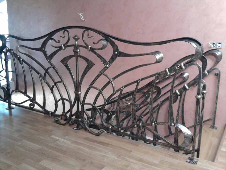 Художественная ковка ограждения арт деко