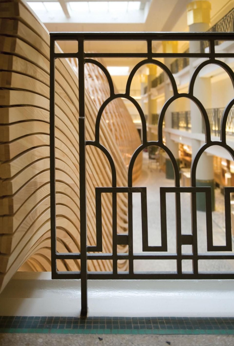 Лестничные ограждения арт деко
