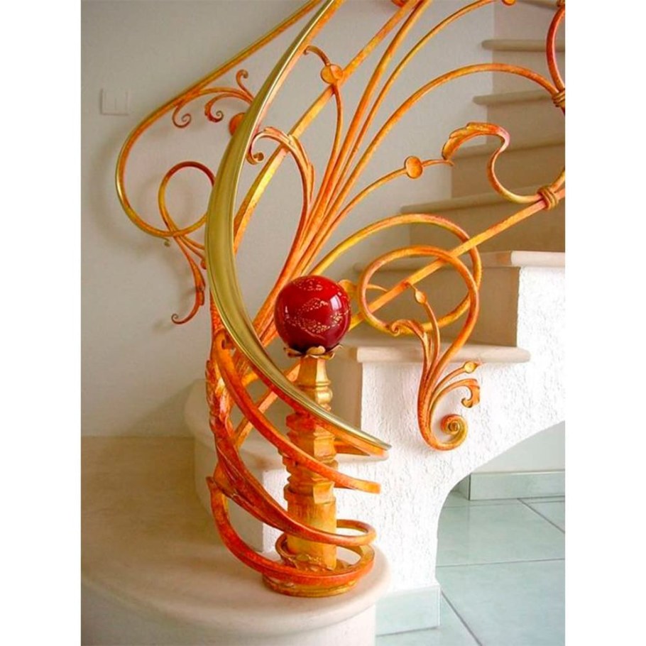 Кованые перила в стиле Модерн