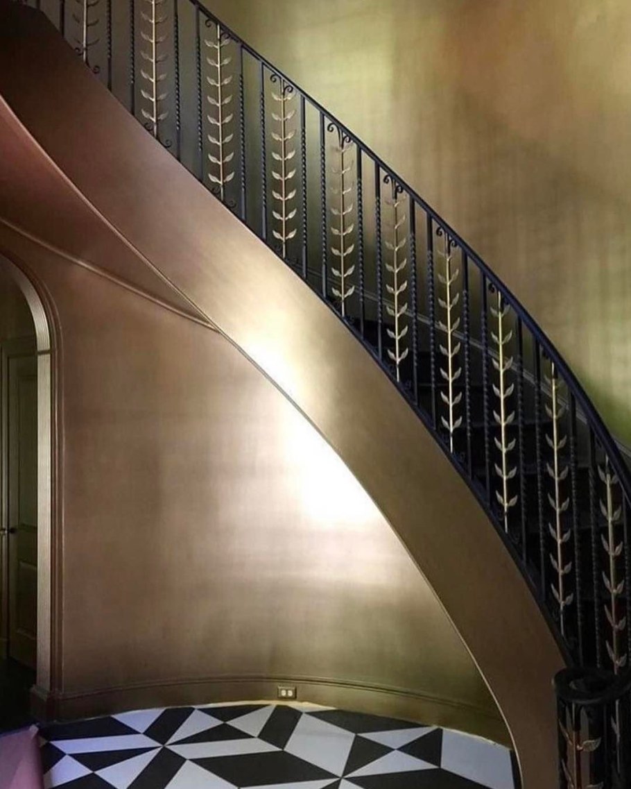 Кованые перила ар деко