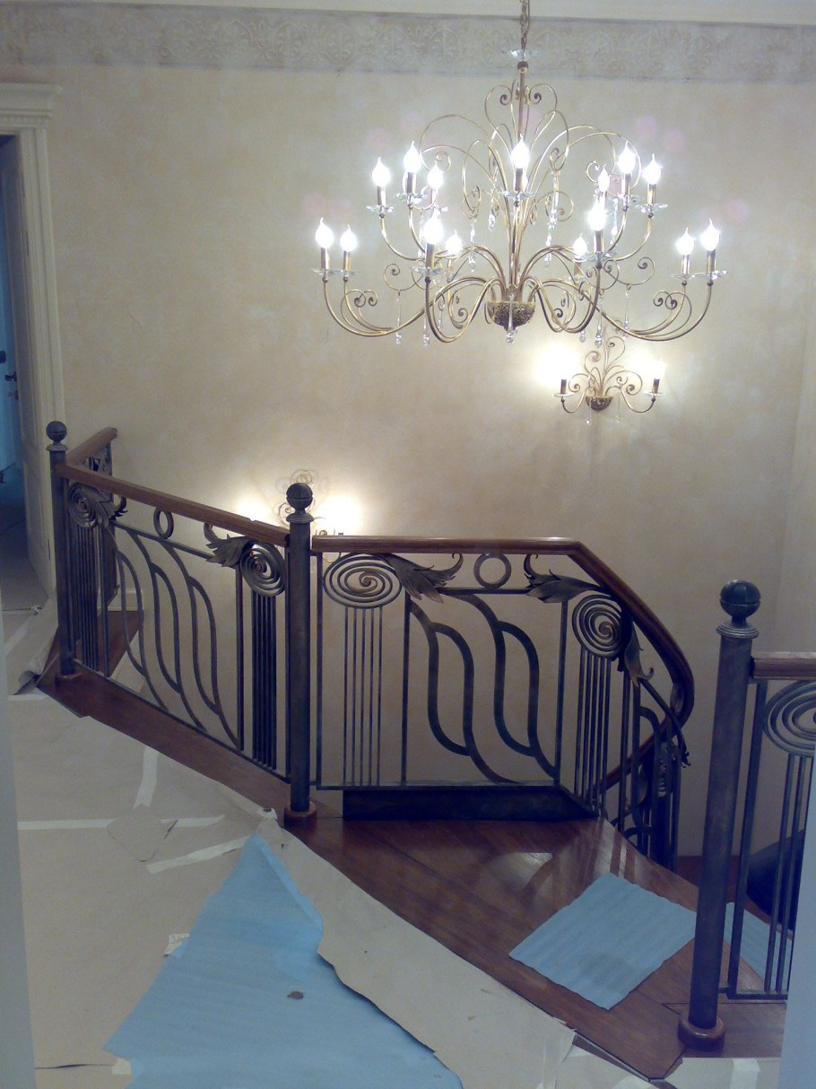 Ковка ограждение в стиле арт-деко