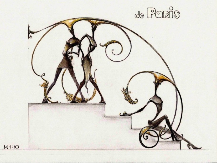 Ковка в стиле АРДЭКО эскизы