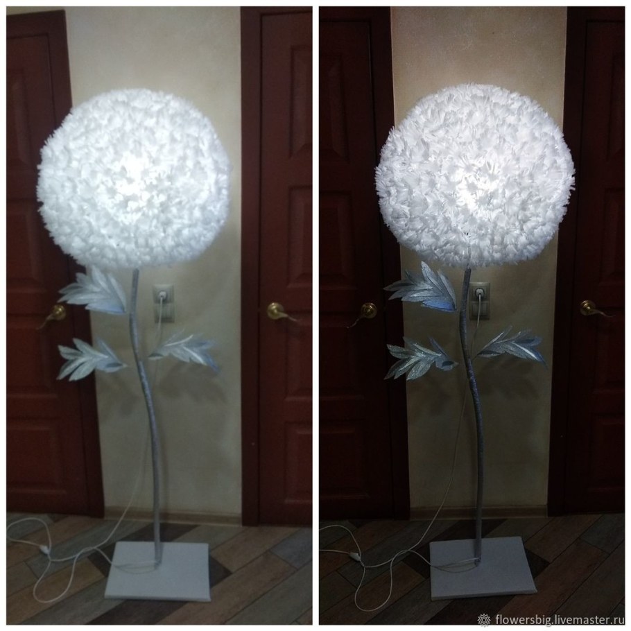 Светильник напольный одуванчик