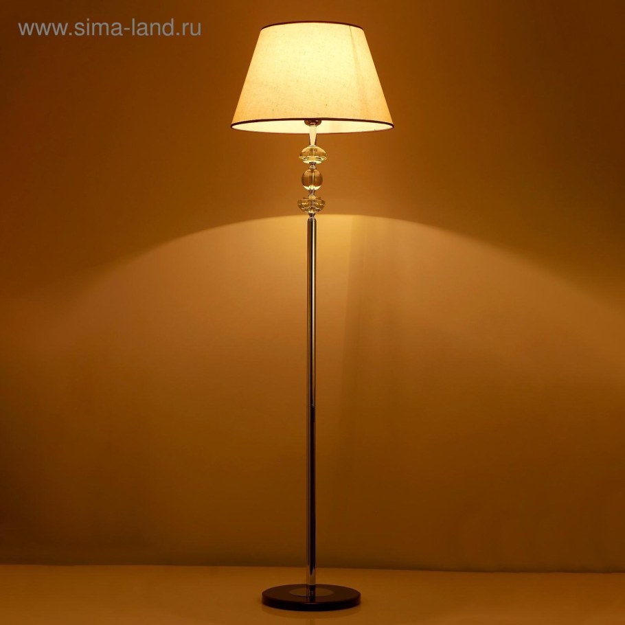 Торшер 19003/1gd, e27, 40вт, золото, 45х45х160 см