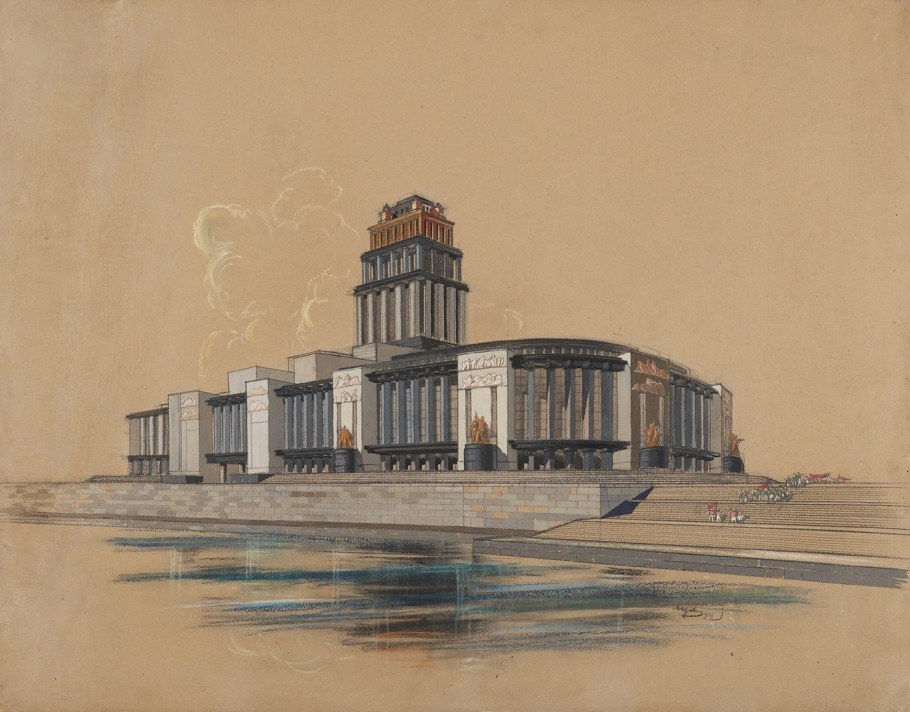 Дворец советов проект Щусева