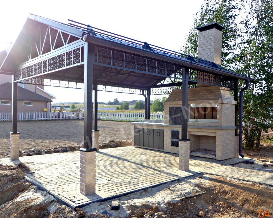 Навес для барбекю