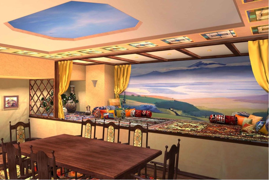 Интерьер армянского кафе