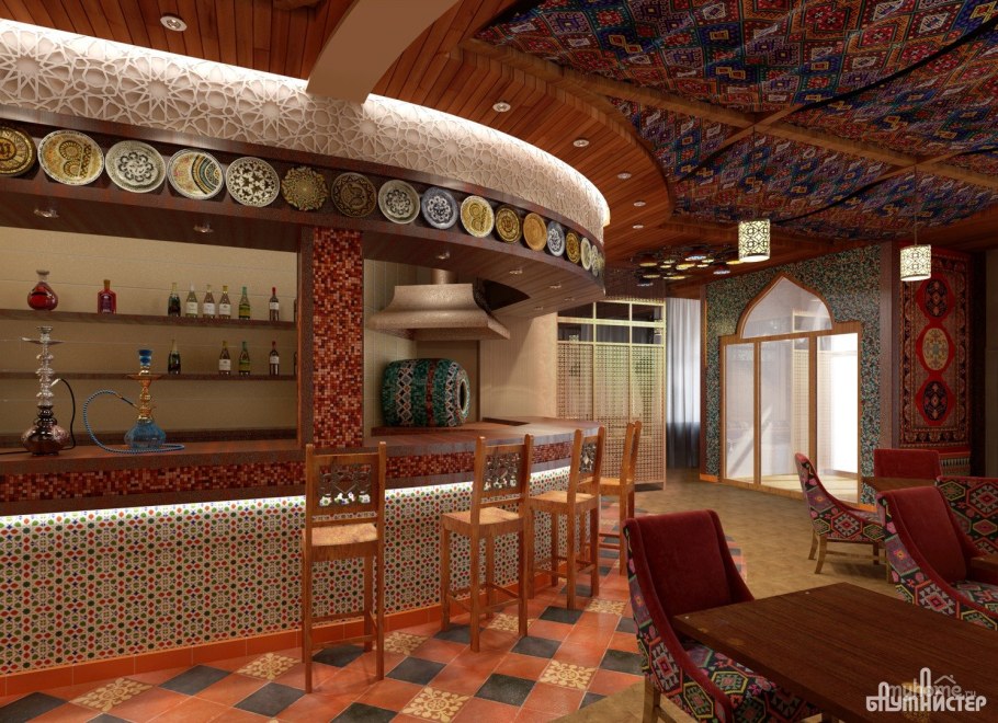 Интерьер Восточный Чайхана