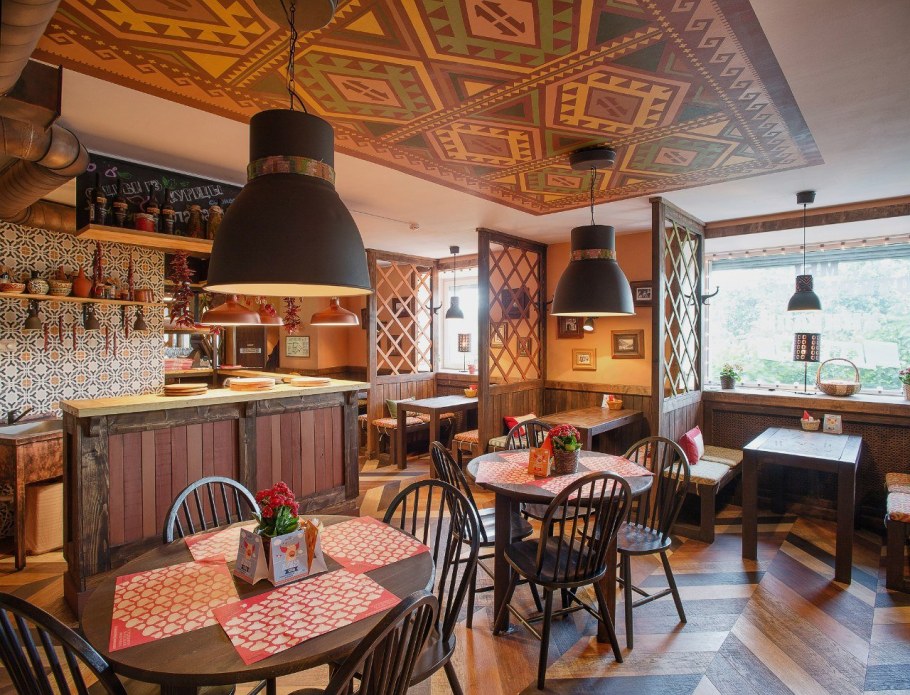 Пхали хинкали интерьер