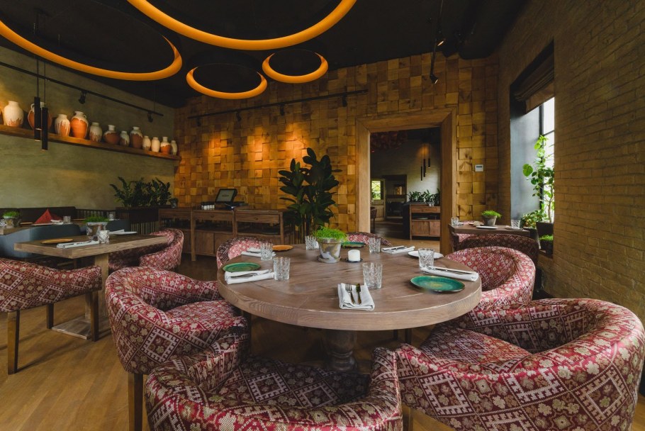 Интерьер кафе грузинской кухни