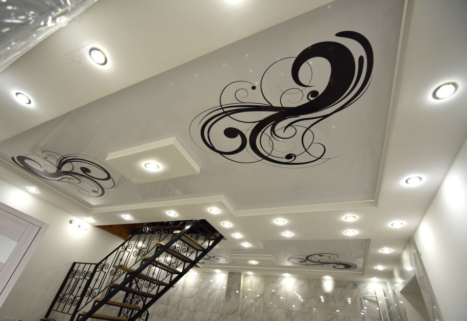 Печать на натяжных потолках