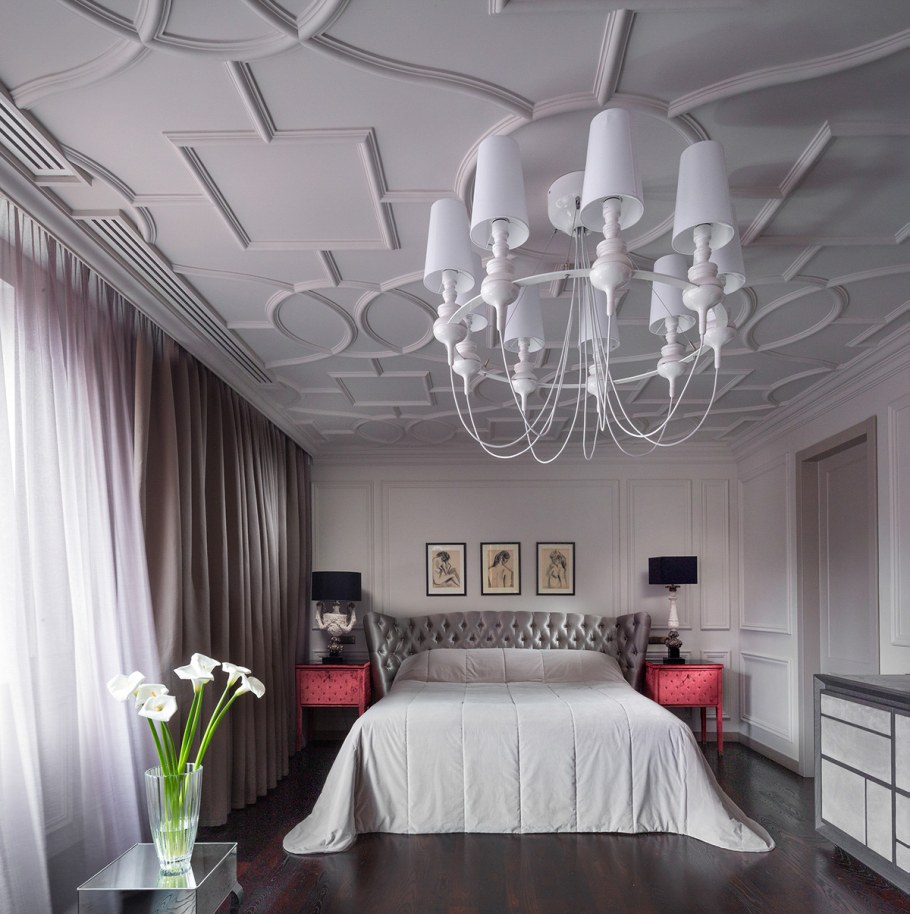 Потолок лепнина арт деко