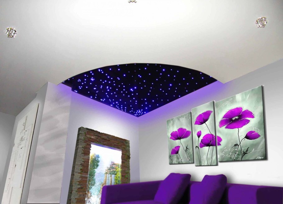 Парящий потолок с фотопечатью