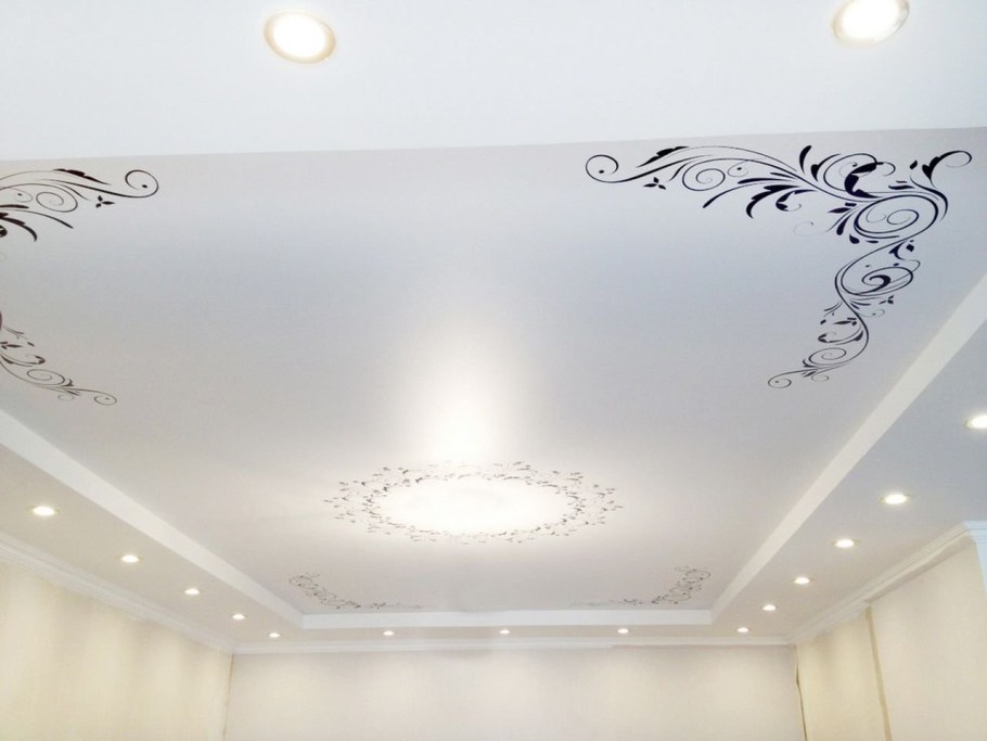 Натяжные потолки с рисун