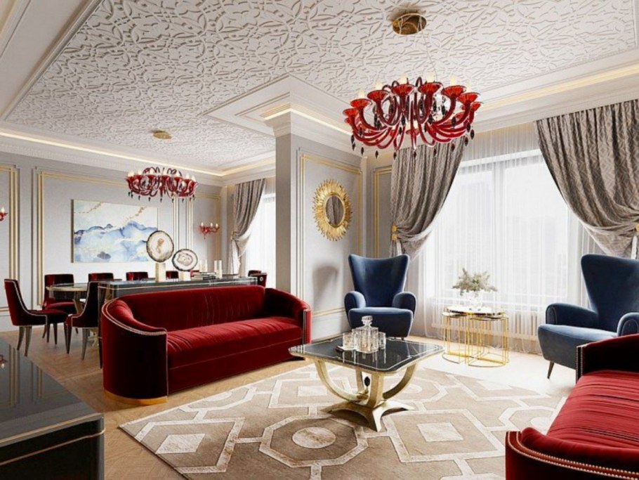 Неоклассика и ар деко в интерьере