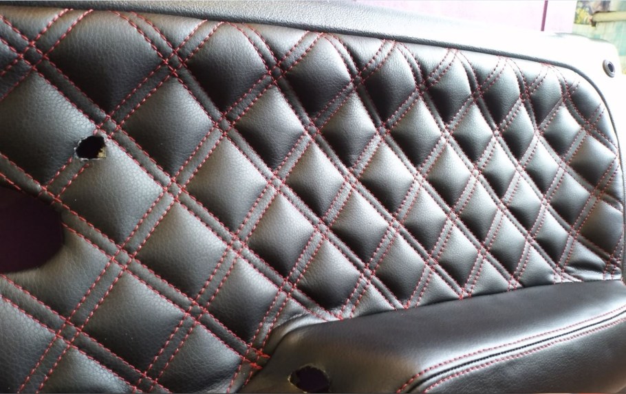 Салон УАЗ 469 экокожа стеганая