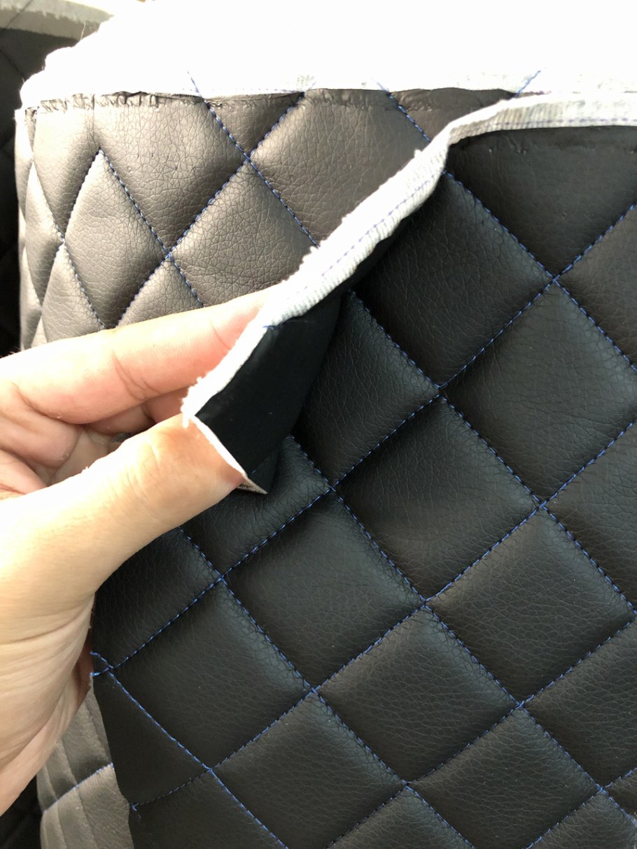 Экокожа Орегон стеганая на поролоне