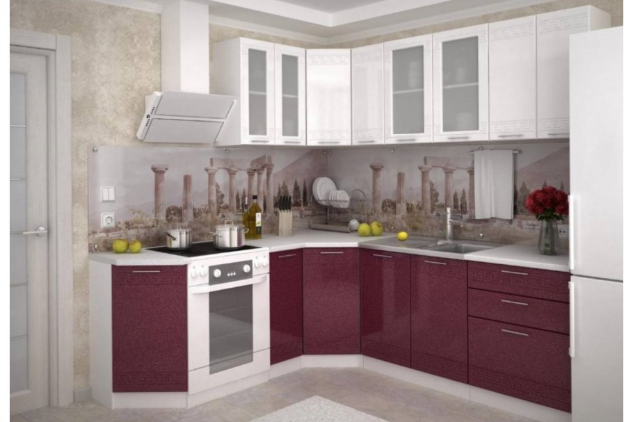 Кухня Греция Сурская мебель