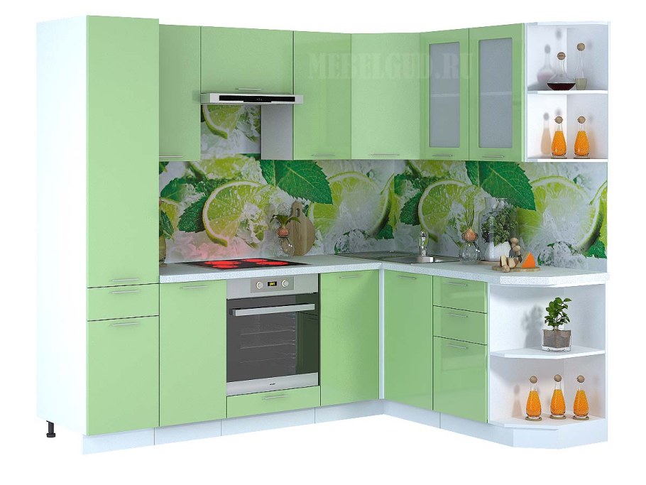 Кухня Валерия угловая Сурская мебель