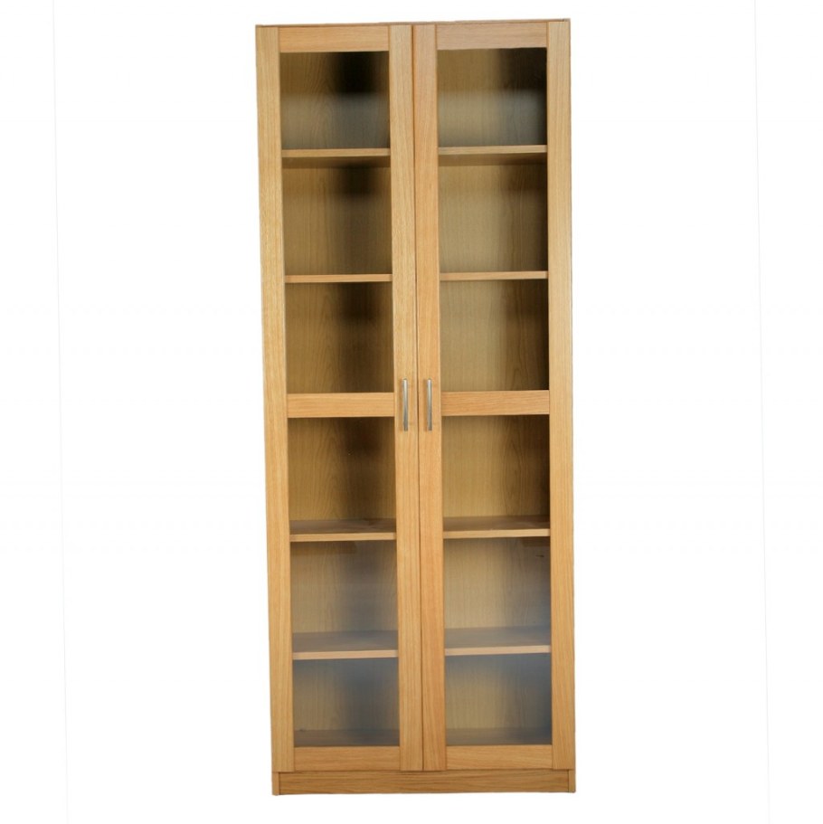 Книжный шкаф со стеклом мод110вмс