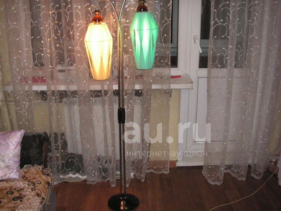 Советский напольный светильник
