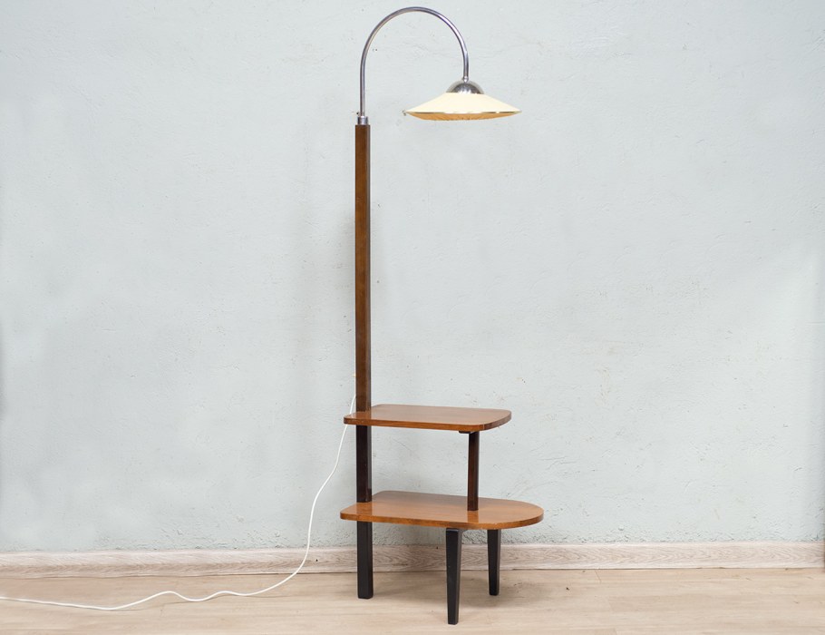 Торшер со столиком арт.397 GD