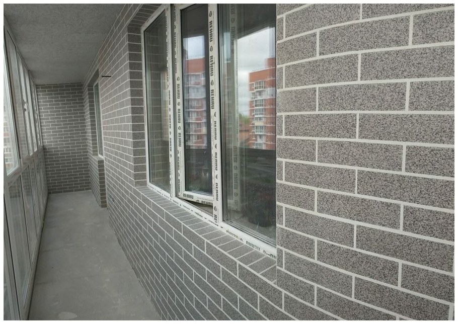 Отделка фасада под кирпич АМК