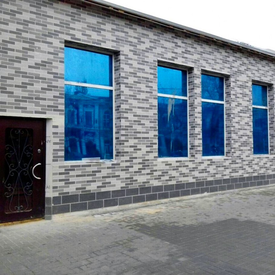 АМК фасад серый микс