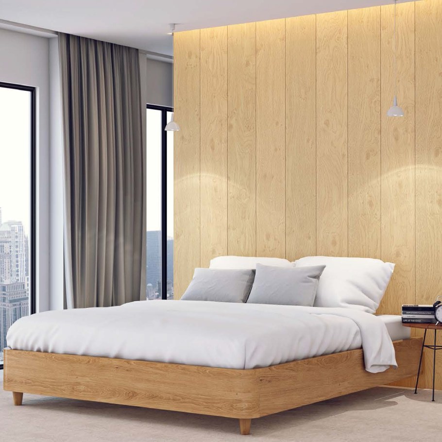 Панель МДФ Классик 2600х238х6 мм. "Союз" дуб светлый сучковатый