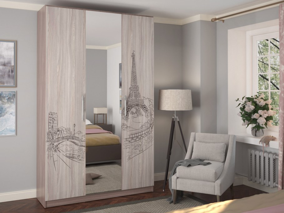 Шкаф 3х створчатый Лео