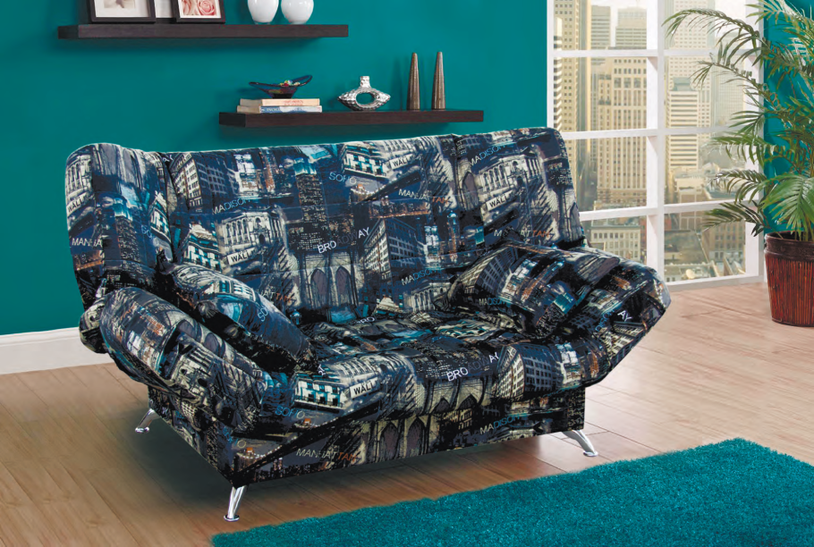 Диван клик-кляк Ивона синий