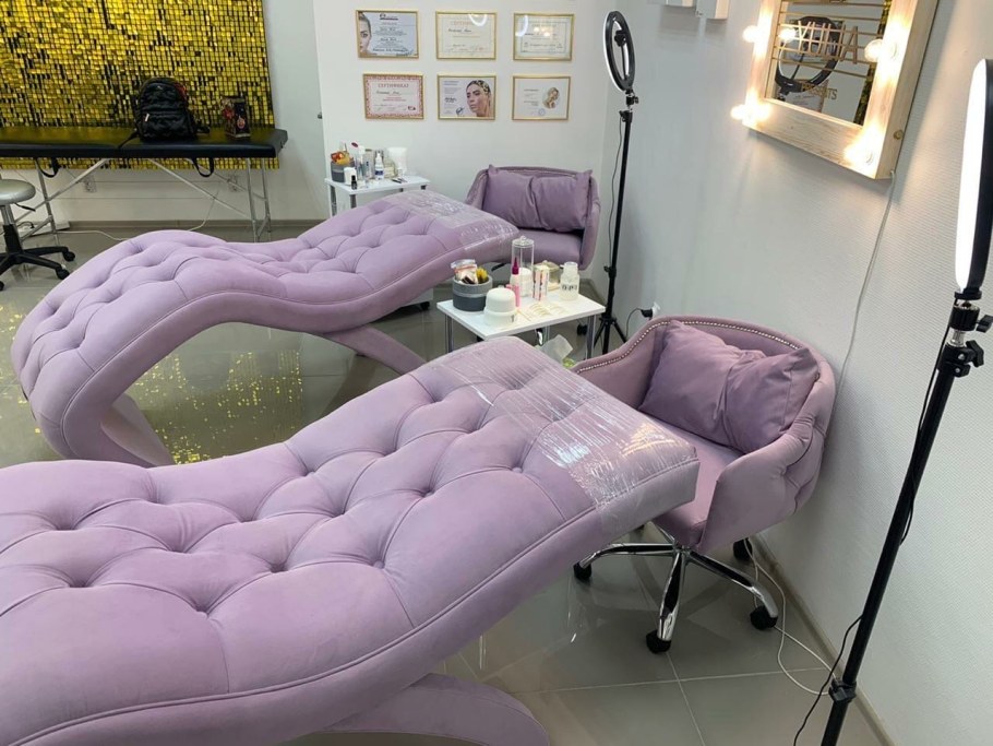 Кушетка для наращивания ресниц мягкая