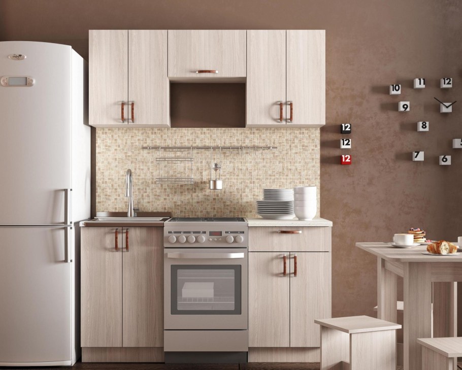 Кухонный гарнитур "Легенда-10" 1,0м ЛДСП