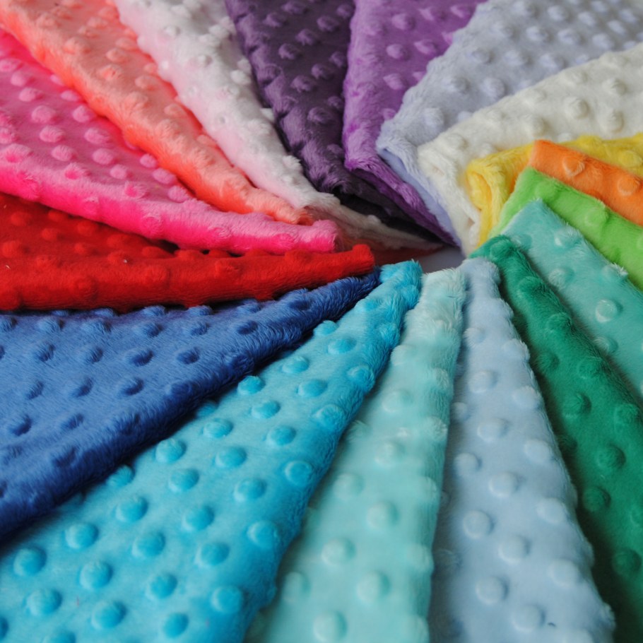 Минки плюш оранжевый