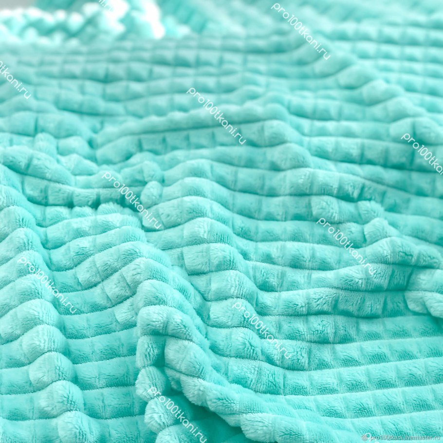 Плюш минки бирюза