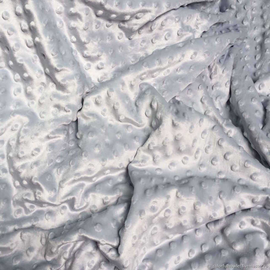 Плюш минки серый