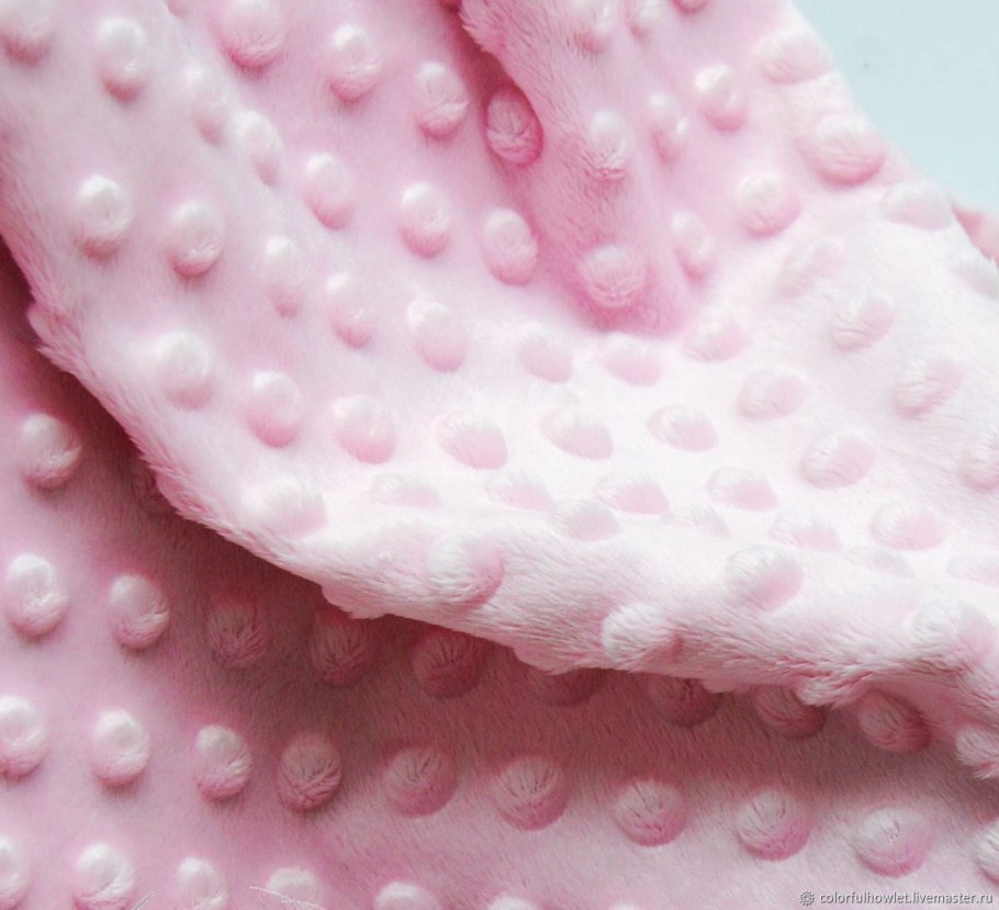 Плюш минки розовый