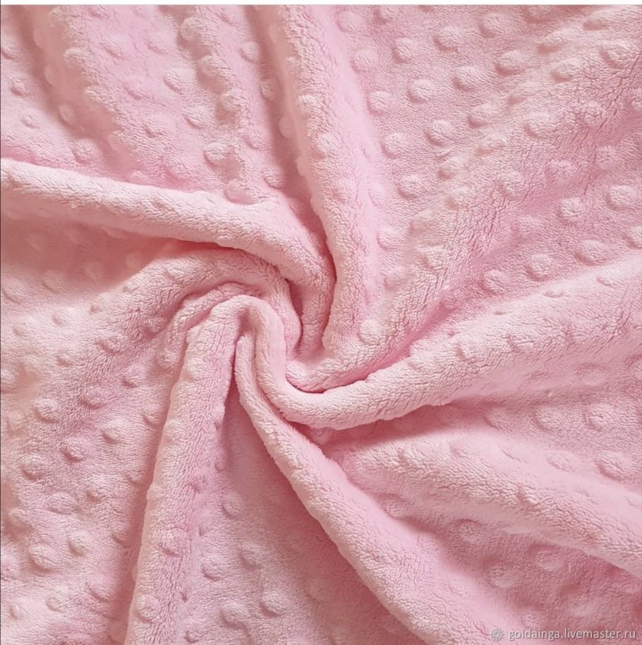 Ткань плюш минки