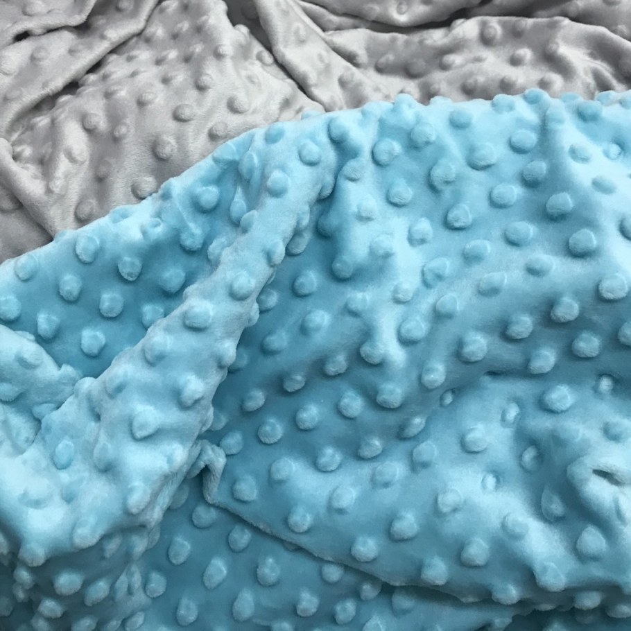 Плюш минки бирюза