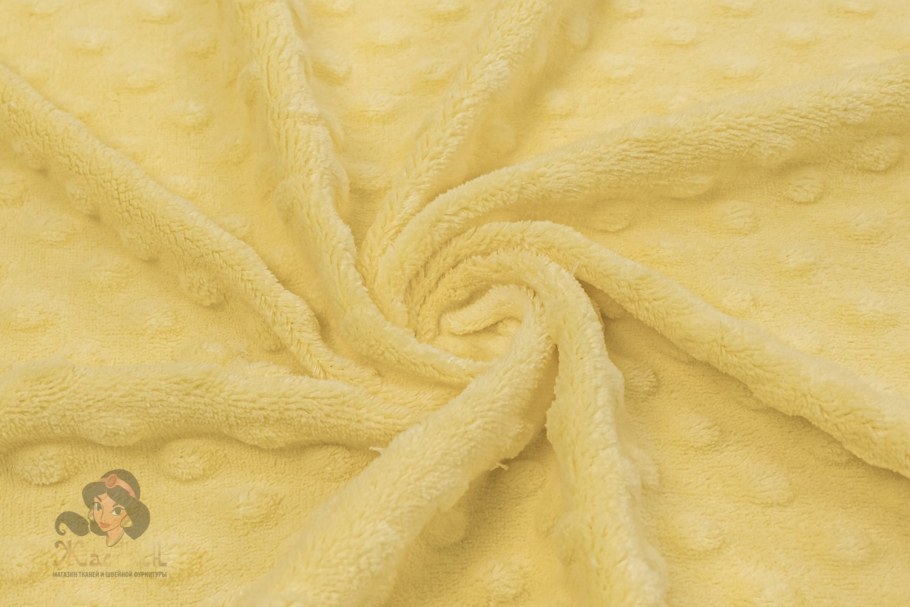 Плюш минки желтый