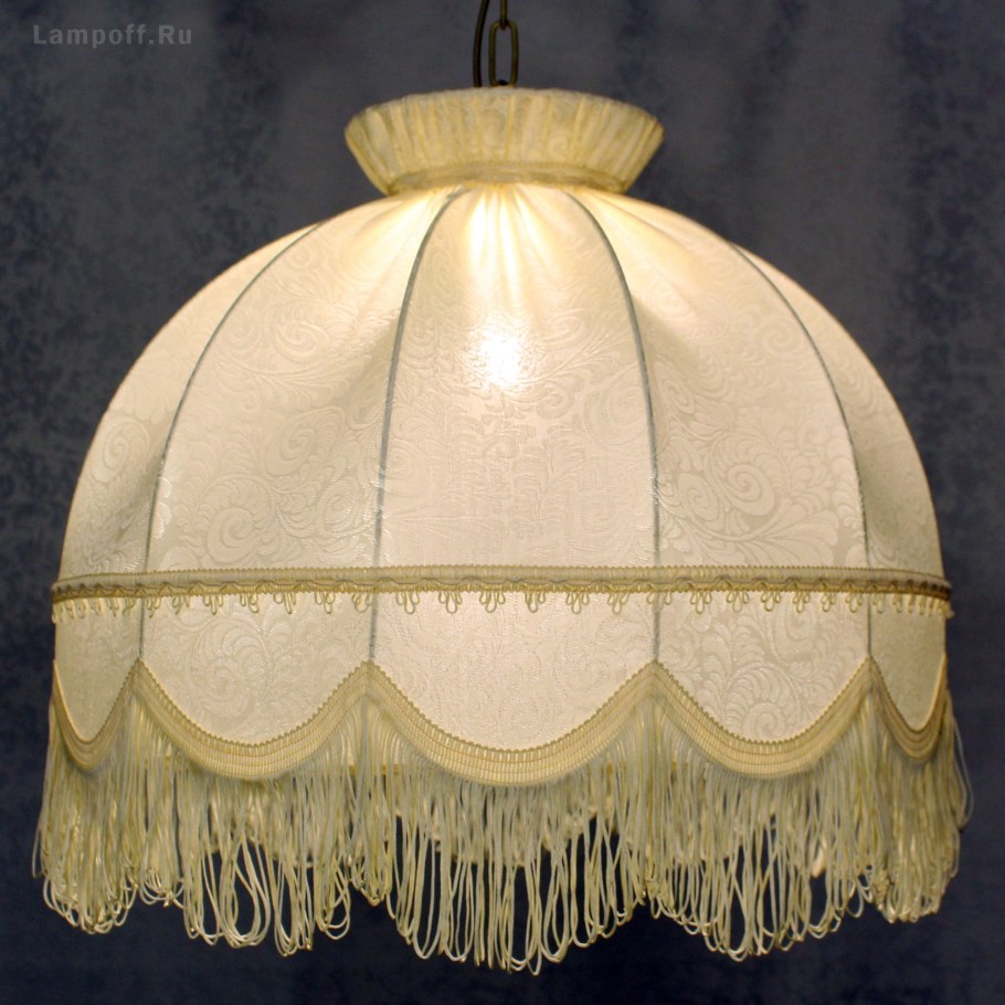 Старинные абажуры с бахромой