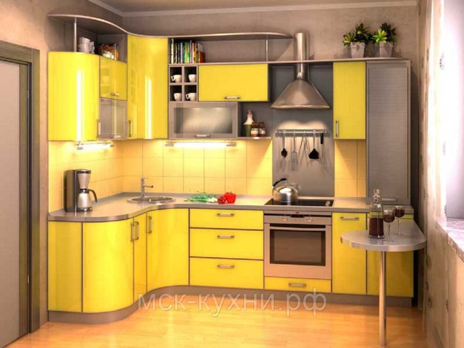 Маленькие угловые кухни для маленькой кухни