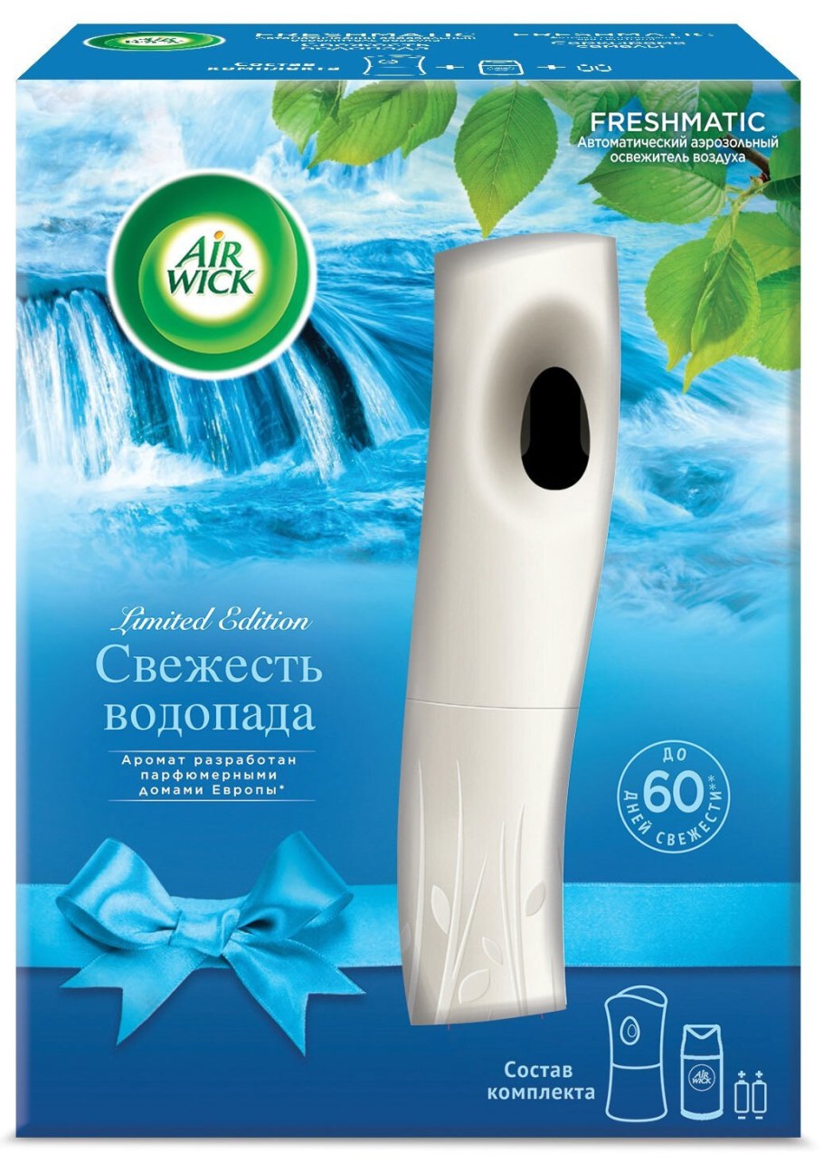 Освежитель воздуха Air Wick "свежесть водопада" сменный баллон 250мл