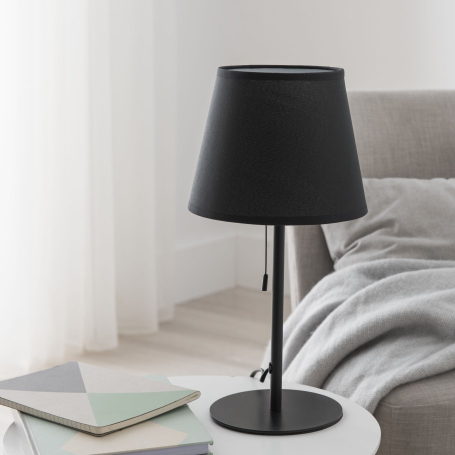 Настольная лампа inspire Junon, цвет чёрный