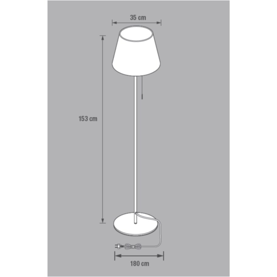 Торшер Junon, цвет белый