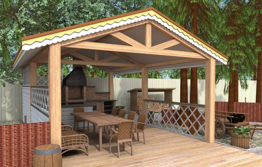 Мастерлэнд барбекю беседки